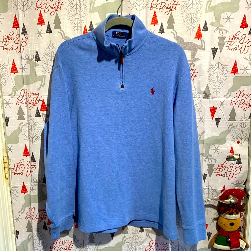 Polo — Mens Large — Blue